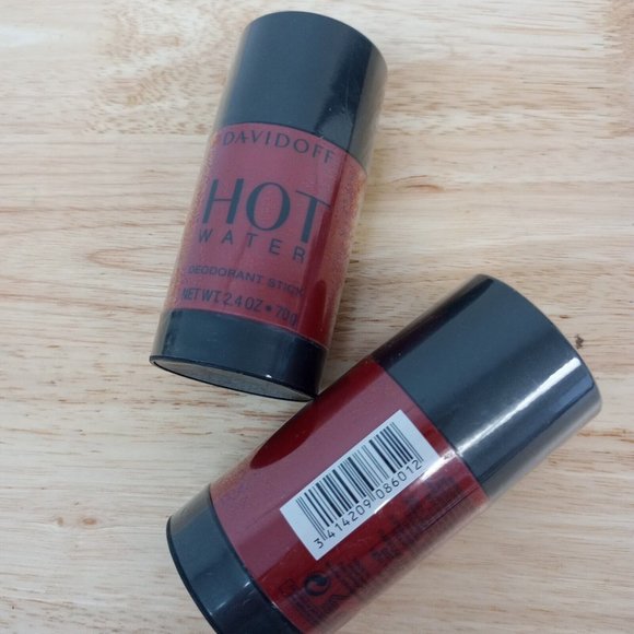 2X Davidoff Hot Water Deodorant Stick 75ml each SEALED - Picture 1 of 4